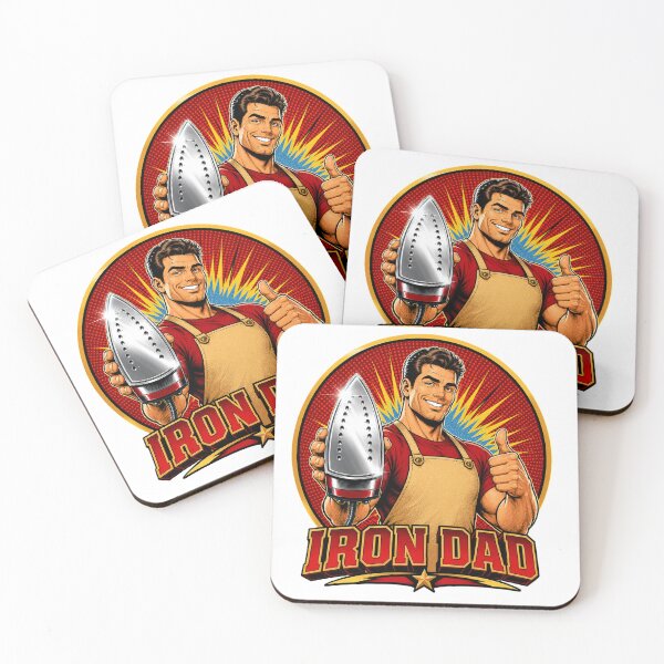 Item preview, Iron Dad Retro Household Hero Artwork designed and sold by OutBox-.