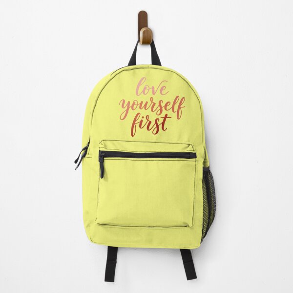 Item preview, Love Yourself First Cute Rose Gold Gradient Typography Aesthetic Quotes designed and sold by bvdesignart.