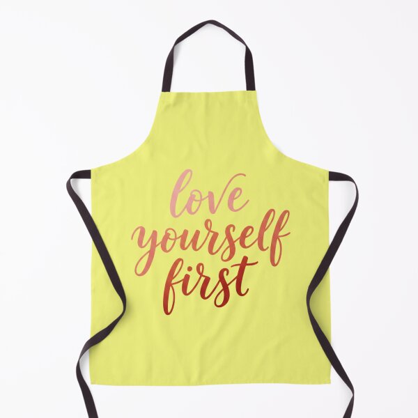Item preview, Love Yourself First Cute Rose Gold Gradient Typography Aesthetic Quotes designed and sold by bvdesignart.