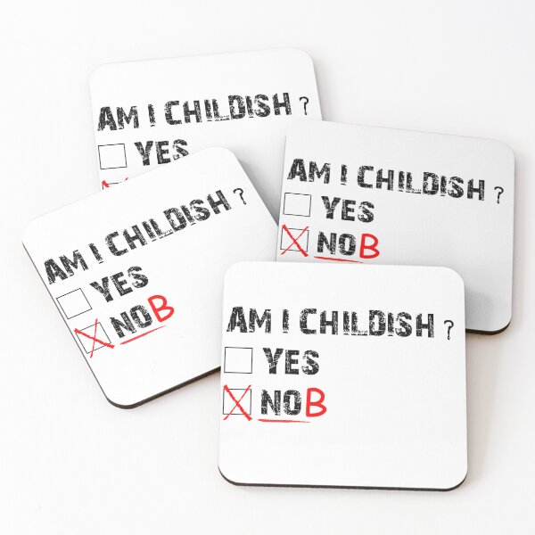 Item preview, Am I Childish? | Funny Immature Humor Meme Design designed and sold by YellowLion.