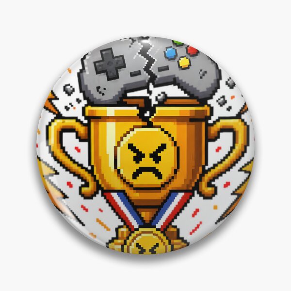 Item preview, World Champion Rage Quitter Retro Pixel Art designed and sold by RetroPixel Apparel.