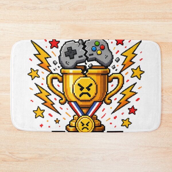 Item preview, World Champion Rage Quitter Retro Pixel Art designed and sold by RetroPixel Apparel.