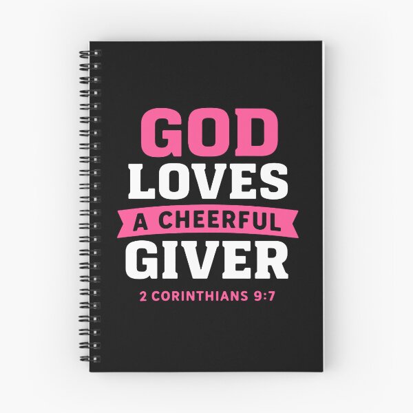 Item preview, 2 Corinthians 9:7 God Loves A Cheerful Giver designed and sold by plushism.