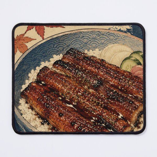 Item preview, Glazed Unagi Don - Vintage Japanese Food Ukiyo-e Woodblock designed and sold by bapupa.