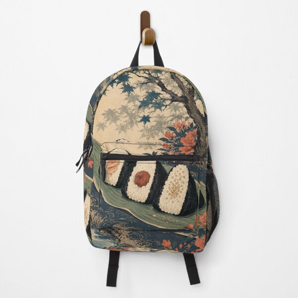 Item preview, Onigiri Picnic - Vintage Japanese Food Ukiyo-e Woodblock  designed and sold by bapupa.