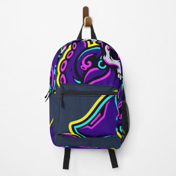 Item preview, Neon Pirate Octopus Skull Mascot designed and sold by Idans.