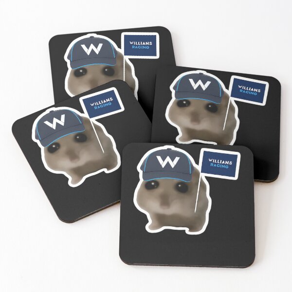 Item preview, F1 Williams Racing Hamster Meme designed and sold by EychanchanArt.