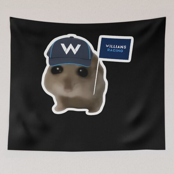 Item preview, F1 Williams Racing Hamster Meme designed and sold by EychanchanArt.
