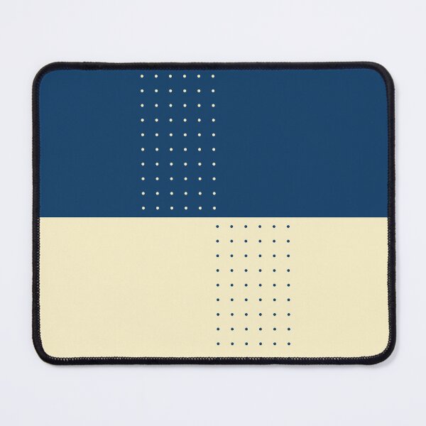 Item preview, The Interval - Navy and Cream Minimalist Geometric designed and sold by artdocaj.