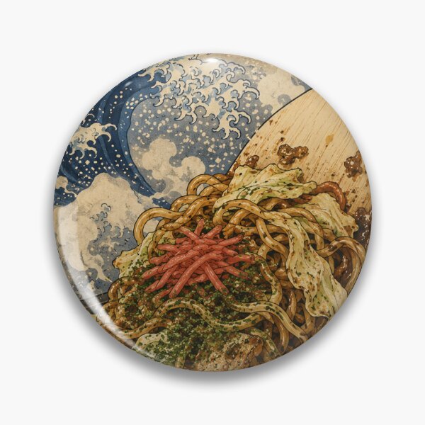Item preview, Yakisoba Sizzle - Vintage Japanese Food Ukiyo-e Woodblock  designed and sold by bapupa.
