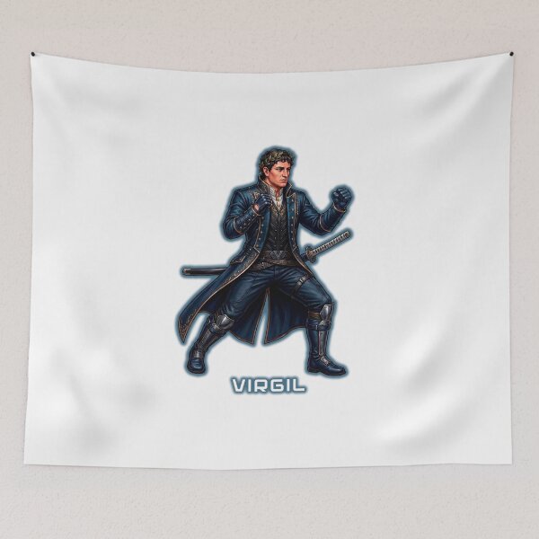Item preview, Virgil - The Divine Fighter Graphic designed and sold by Write-N-Fight.