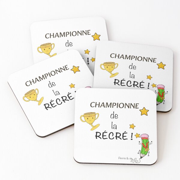 Item preview, Recess Champion – a funny gift idea for a preschool or primary school child designed and sold by Pennie & cie.