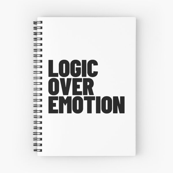 Item preview, Logic Over Emotion - Stoic Trading & Investing Quote designed and sold by MotionBanana Art.