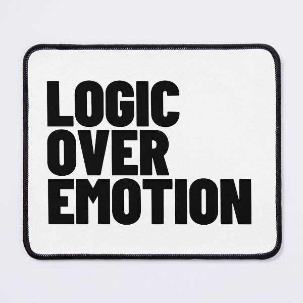Item preview, Logic Over Emotion - Stoic Trading & Investing Quote designed and sold by MotionBanana Art.