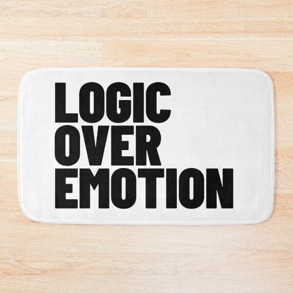 Item preview, Logic Over Emotion - Stoic Trading & Investing Quote designed and sold by MotionBanana Art.