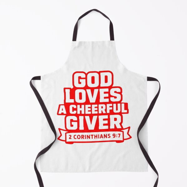 Item preview, 2 Corinthians 9:7 God Loves A Cheerful Giver designed and sold by plushism.