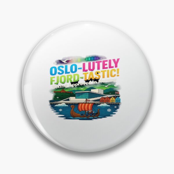 Item preview, I’m Oslo-ing My Mind! Funny Oslo Norway Viking Boat T-Shirt | Northern Lights Scandinavian Travel Graphic Tee designed and sold by Sushikidsntod.