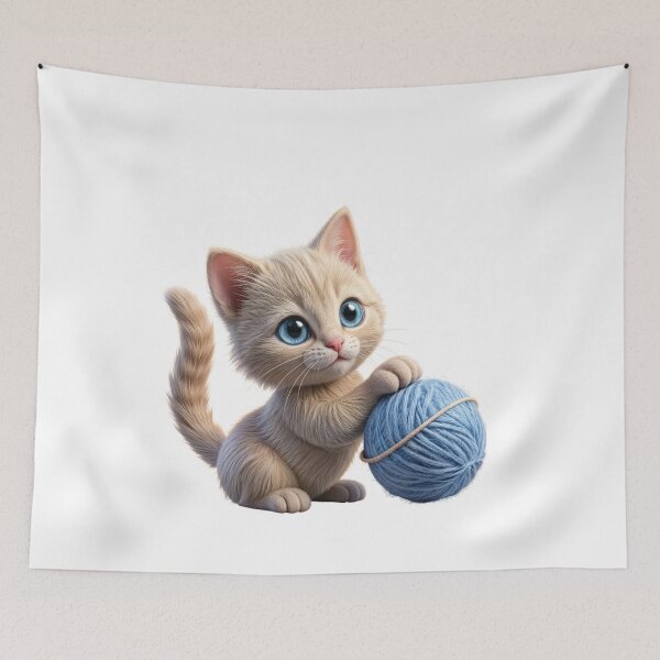 Item preview, Everything Is Fine Funny Dramatic Cat Sticker designed and sold by RetroSystemCo.