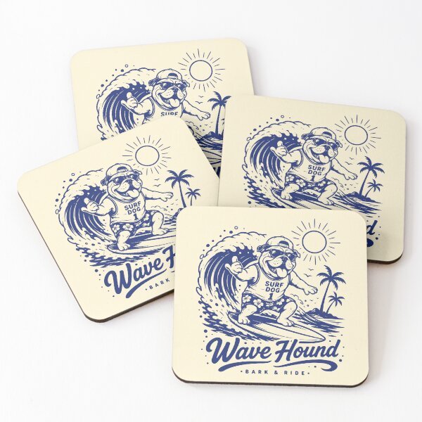 Item preview, Vintage Wave Hound Bark & Ride designed and sold by 89shirts.