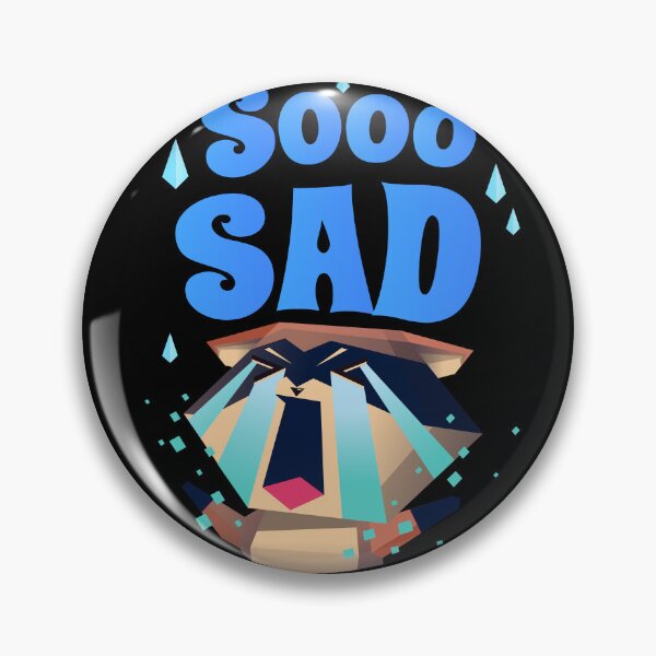 Item preview,  Sooo Sad Crying Raccoon Low Poly Geometric Funny Dramatic Relatable Art designed and sold by DERA RAY.