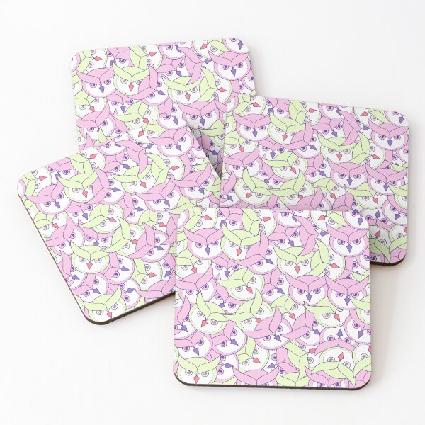 Item preview, Cute Owl Faces Seamless Pattern designed and sold by DesignsVault.