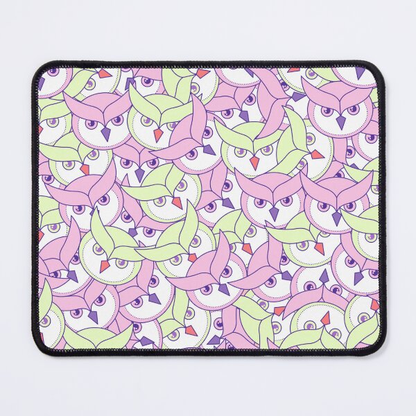 Item preview, Cute Owl Faces Seamless Pattern designed and sold by DesignsVault.