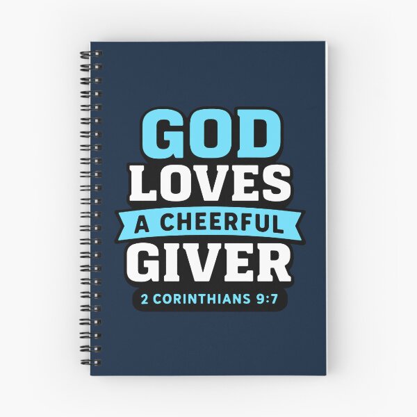 Item preview, 2 Corinthians 9:7 God Loves A Cheerful Giver designed and sold by plushism.