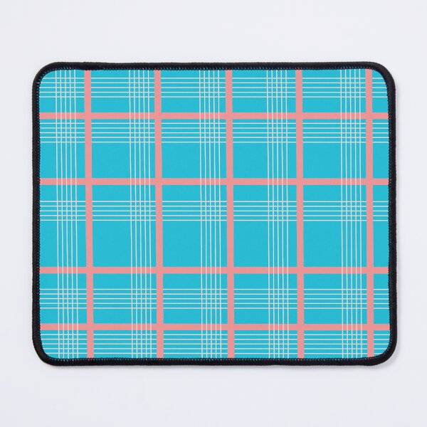 Item preview, Simple Grid in Caribbean Blue and Coral designed and sold by JaygiesDesign.