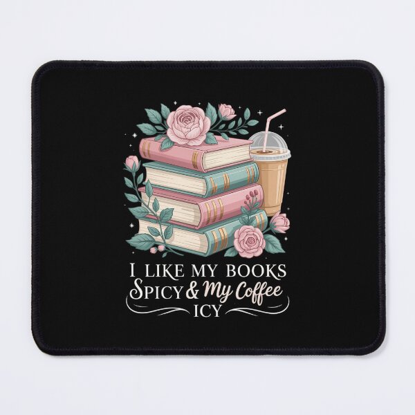 Item preview, I Like My Books Spicy & My Coffee Icy Lover Bookworm designed and sold by SapfireStuArt.