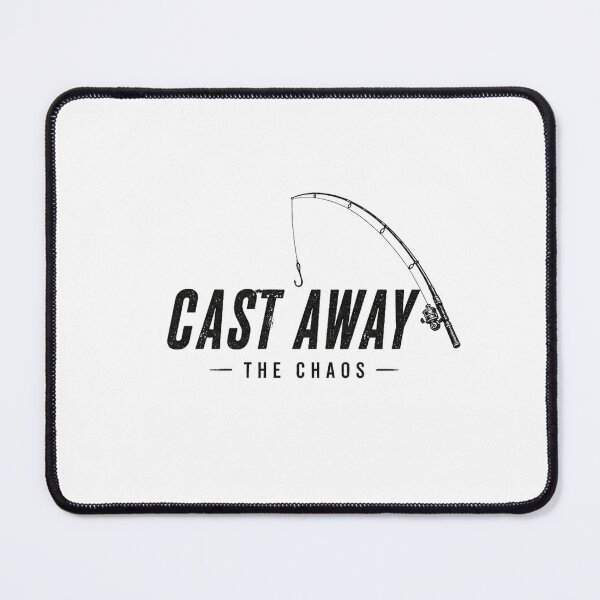 Item preview, Cast Away the Chaos – Minimalist Fishing Typography Design designed and sold by Digal92.