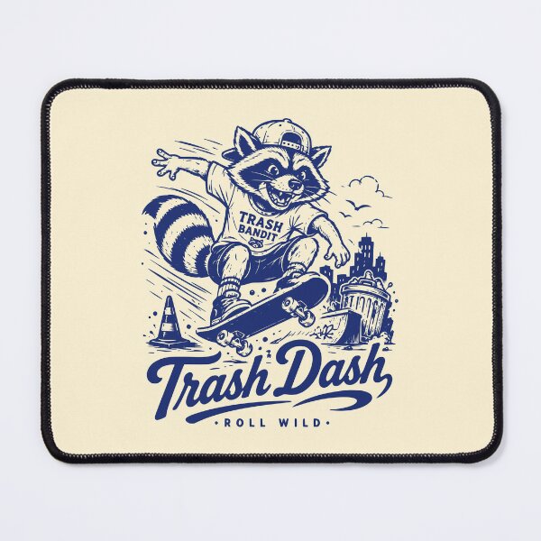 Item preview, Vintage Racoon Trash Dash Roll Wild designed and sold by 89shirts.