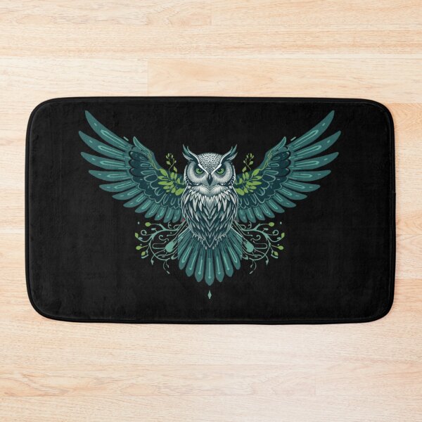 Item preview, Neon Geometric Owl Glowing Circuit Board Wings designed and sold by Shape-Forge.