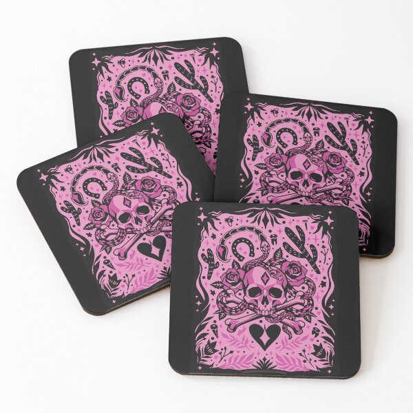 Item preview, Pastel Goth Skull and Snake Western Macabre Aesthetic designed and sold by BrownHorse90s.
