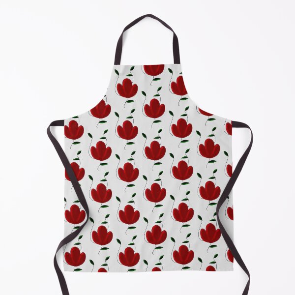 Item preview, Cute aesthetic vintage tripetal red lucky clover floral design designed and sold by Shukasya-Arts.