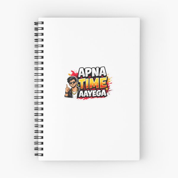 Item preview, Apna Time Aayega Sticker | Motivational Hindi Quote | Desi Attitude Meme | Indian Gen Z Sticker designed and sold by DigiAuraStudio.