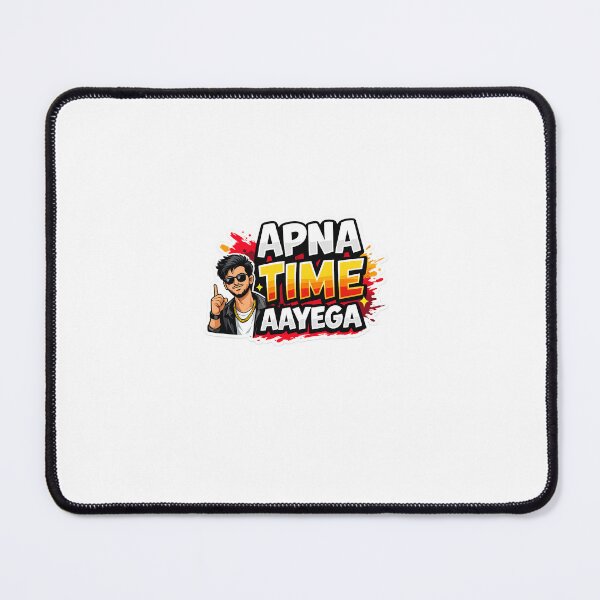 Item preview, Apna Time Aayega Sticker | Motivational Hindi Quote | Desi Attitude Meme | Indian Gen Z Sticker designed and sold by DigiAuraStudio.