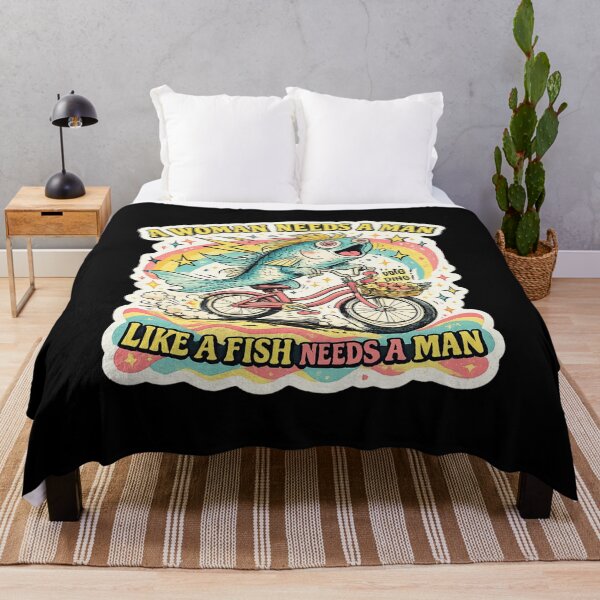 Item preview, a woman needs a man like a fish needs a bicycle designed and sold by AMICO77.