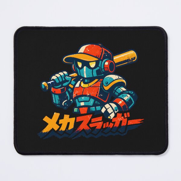 Item preview, Mecha Slugger Retro Anime Baseball Robot designed and sold by AwesomeBeyondLimits.