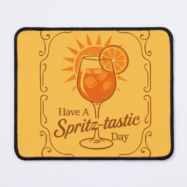 Item preview, Have A Spritz-Tastic Day Distressed Retro Illustration  designed and sold by CDPrintsDesigns.
