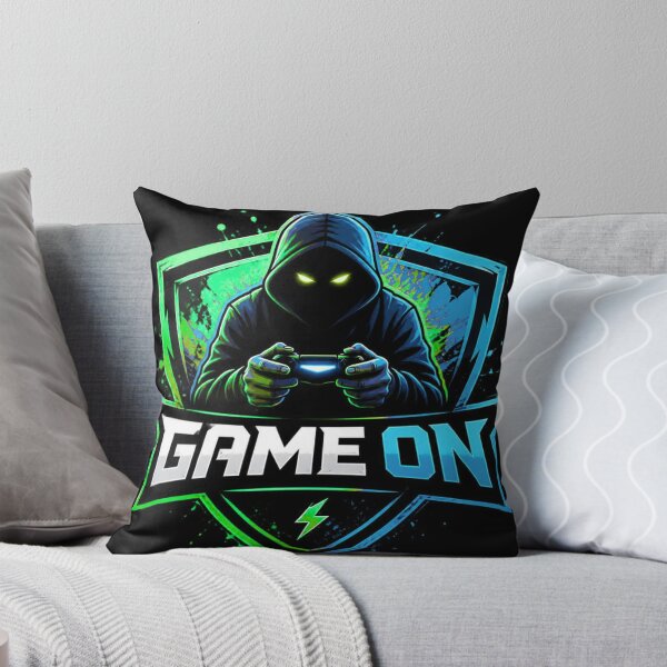 Item preview, Game On Hooded Gamer Esports Shield Logo designed and sold by AgnesB77.