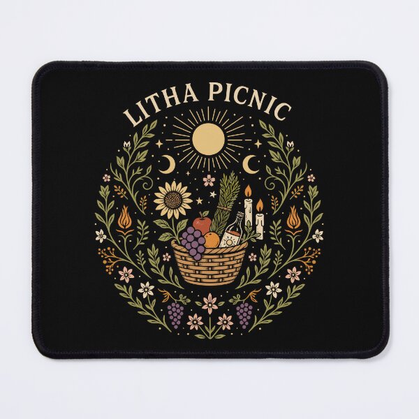 Item preview, Litha Picnic Midsummer Boho Celestial Art designed and sold by Christine Krahl.