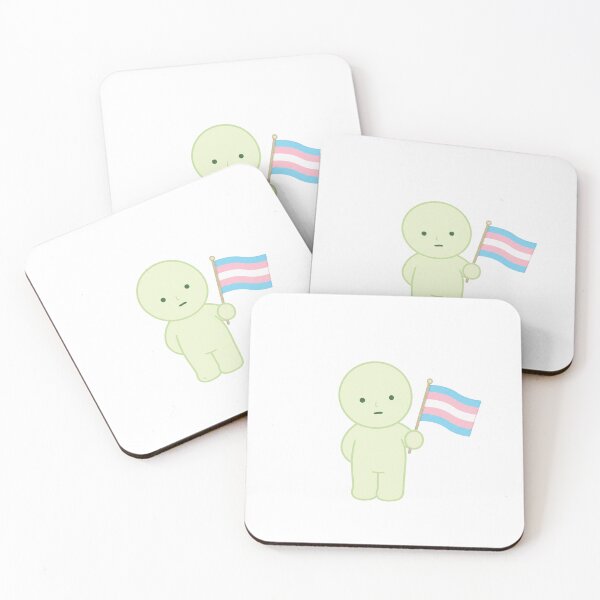 Item preview, Trans Smiski – LGBTQ+ Pride designed and sold by xoxo, marie.