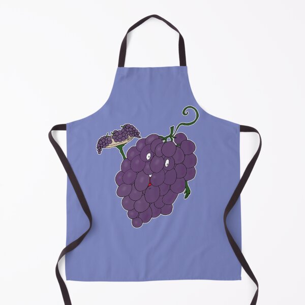 Item preview, Funny Grape Character Waiter – Cute Fruit Serving Grapes Meme Art designed and sold by MyxaART.