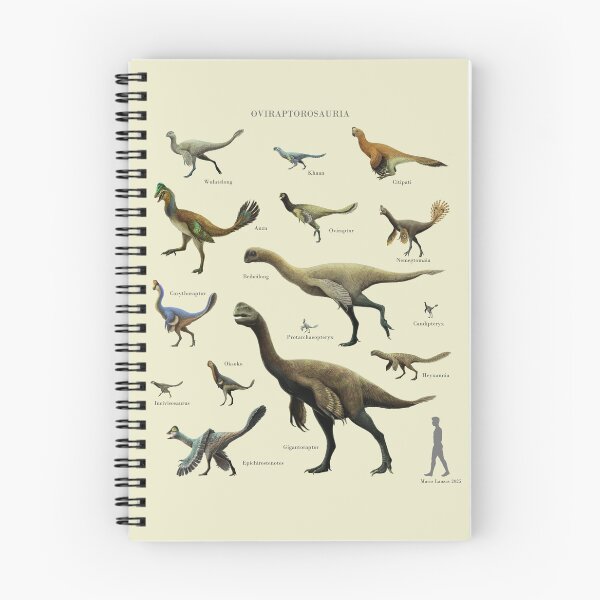 Item preview, OVIRAPTORS. Dinosaur family Oviraptorosauria designed and sold by Mario Lanzas.