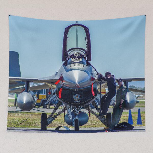 Item preview, F-16 Fighting Falcon - Supersonic Fighter Jet | Iconic Military Aviation & Air Force Art designed and sold by Ross.A.Campbell.