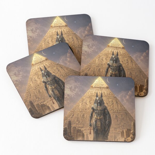 Item preview, Anubis Guardian of the Great Pyramid Ancient Egyptian Masterpiece designed and sold by Queen Cleopatra.