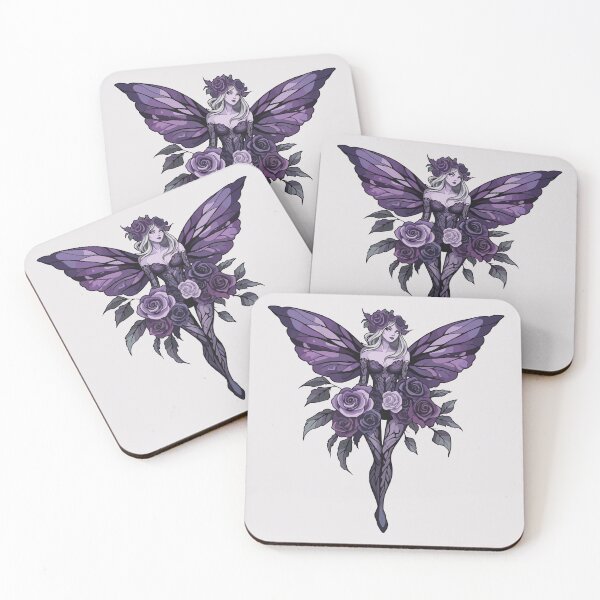 Item preview, Dark Fairy Queen Gothic Purple Rose Aesthetic designed and sold by BrownHorse90s.