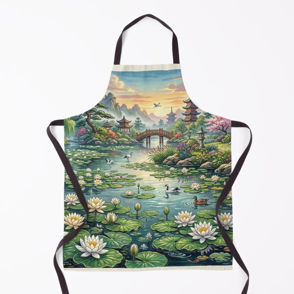 Item preview, Lotus garden in the evening light designed and sold by Sigtrix.