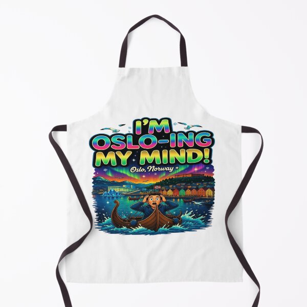 Item preview, I’m Oslo-ing My Mind! Funny Oslo Norway Viking Boat T-Shirt | Northern Lights Scandinavian Travel Graphic Tee designed and sold by Sushikidsntoddlers.
