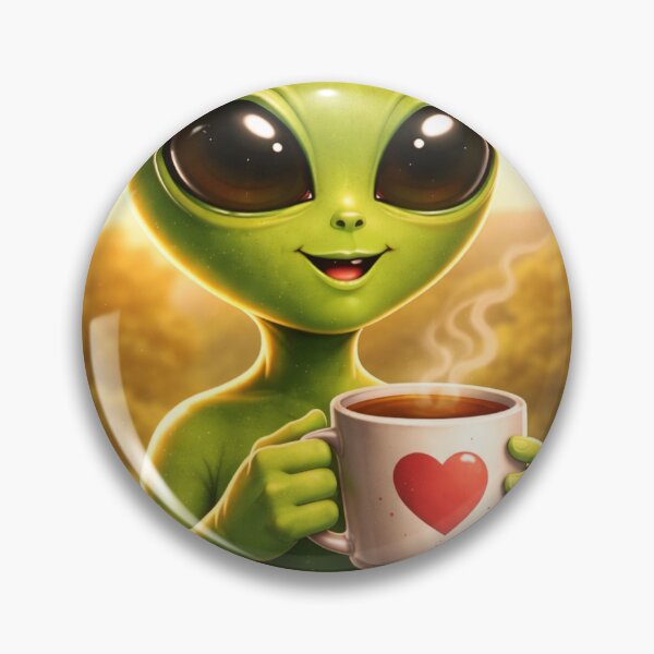 Item preview, There You Are!  - (Alien Coffee Companion) designed and sold by Peace,love,andbeaches.